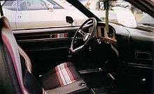 Shows Cardin interior in a 1972 Javelin