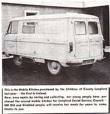 The first Irish Meals on Wheels mobile kitchen