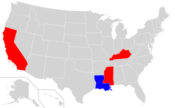 2003 Gubernatorial election results map