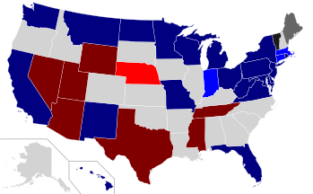 2012 Senate election results map