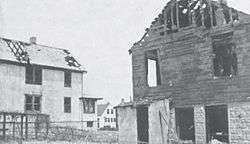 A badly-burned house