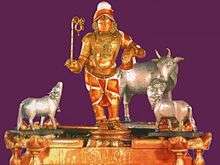 Rajagopalaswamy of Mannargudi with Cows
