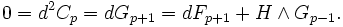 0=d^2C_p=dG_{p+1}=dF_{p+1}+H\wedge G_{p-1}.