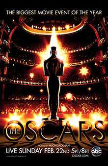 Official promoting the 81st Academy Awards in 2009.