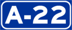 Autovía A-22 shield}}