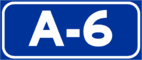 Autovía A-6 shield}}