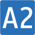 Austrian A2 motorway shield