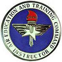 USAF Air Education and Training Command Instructor Badge