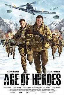 Movie poster for the film Age of Heroes