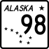 Alaska Route 98 marker