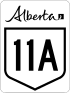 Alberta Highway 11A shield
