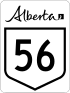 Alberta Highway 56 shield