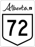 Alberta Highway 72 shield