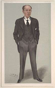 Stephen caricatured by Spy for Vanity Fair, 1902
