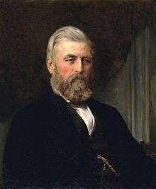 A painting of Alexander Gibson in 1870