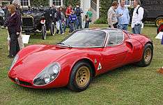 Early version side profile.(Alfa Romeo museum replica).
