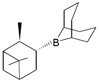 Skeletal formula of alpine borane