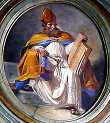 painting of St. Ambrose