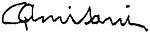 signature reading "G Amisani"