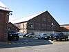 Some of the remaining brick buildings at the Former Shawinigan Aluminum Smelting Complex