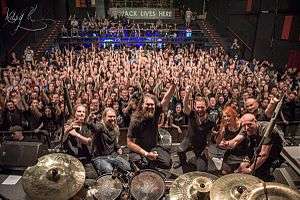 April Weeps performing before Epica in Bratislava, Slovakia (2016)