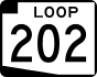 State Loop 202 marker