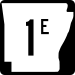 Highway 1E marker