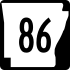 Highway 86 marker