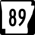 Highway 89 marker