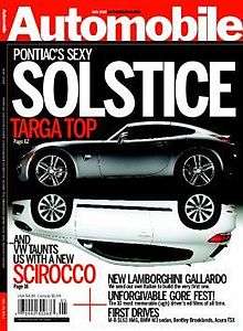 The June 2008 cover of Automobile.