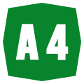 A4 Motorway shield}}