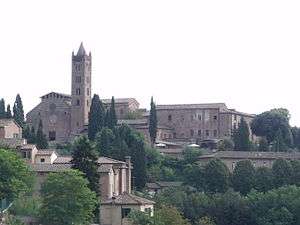 A Church of Santa Maria dei Servi in Siena, Italy.