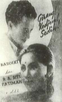 Headshots of Basoeki Resobowo and Fatimah