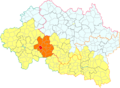 Map of Bézenet in the former canton of Montmarault