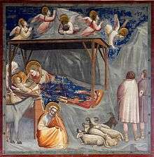 Nativity, by Giotto di Bondone from the Scrovegni Chapel