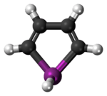 Ball-and-stick model of the bismole molecule