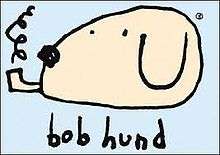 Logotype of the band bob hund