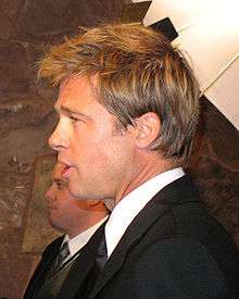 A photograph of Brad Pitt at the 2007 Palm Springs International Film Festival.
