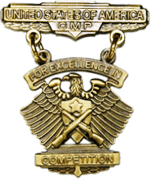 Civilian Marksmanship Program's (CMP) Civilian Excellence-in-Competition (EIC) Rifle Badge (bronze)