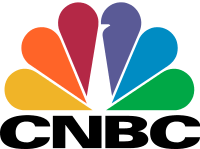 CNBC logo derived from the 1986 NBC Peacock logo