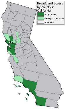 Broadband map.