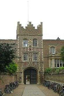 Jesus College Gatehouse and the "Chimney"