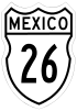Federal Highway 26 shield
