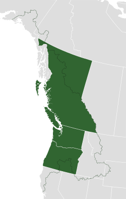 Proposed boundaries in respect to current political territorial entities (Washington, Oregon and British Columbia).