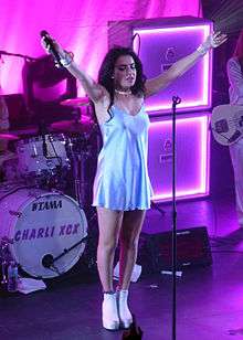 Charli XCX performing in Detroit in October 2014