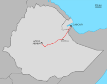 The Ethio-Djibouti Railways line