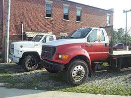 Class 6 2002 Ford F-650 in front. 1989 Ford F-600 in back.F-650 GVWR:26,000. F-600 GVWR:20,200