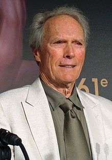 Photograph of Clint Eastwood at the 2008 Cannes Film Festival.