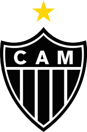 Club badge: an edged black shield with a white orle; the letters CAM in white in the upper part, with a horizontal white line below them; four vertical white stripes in the lower part; a golden star above the emblem.