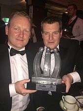 Co-Founders, Peter Coppinger and Daniel Mackey, pictured with Cork Company of the Year Award 2016 for best SME.